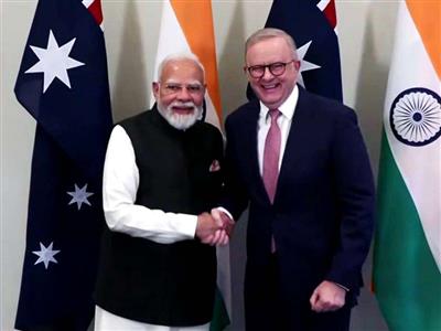 पीएम मोदी भारत-ऑस्ट्रेलिया सीईओ फोरम में हुए शामिल, ऑस्ट्रेलियाई समकक्ष अल्बनीज से की मुलाकात