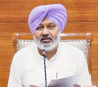 कर विभाग ने 55.35 करोड़ रुपये के फर्जी बिलिंग घोटाले के मास्टरमाइंड को किया गिरफ्तार: हरपाल सिंह चीमा