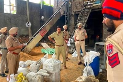 लुधियाना पुलिस की बड़ी कार्रवाई, 11 किलो हेरोइन समेत भारी मात्रा में नशीले पदार्थ नष्ट किए गए