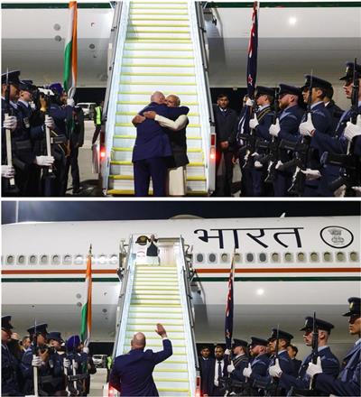 न्यूजीलैंड का सफल दौरा संपन्न करने के बाद प्रधानमंत्री मोदी स्वदेश रवाना