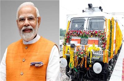 PM मोदी ने किया दौलतपुर चौक-करटोली रेलखंड का उद्घाटन, करटोली-अंबाला एक्सप्रेस को दिखाई हरी झंडी