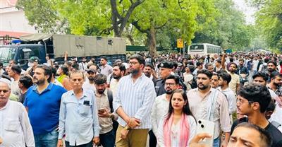 दिग्विजय चौटाला ने दिल्ली में संसद मार्च में शामिल होकर युवाओं की आवाज की बुलंद