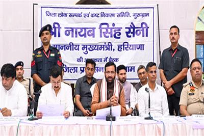 'सीएम विंडो की शिकायतों में लापरवाही पर होगी कार्रवाई', गुरुग्राम में बोले नायब सिंह सैनी