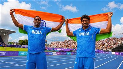 सीडब्ल्यूजी 2026: ट्रिपल जंप में भारत का डबल धमाल, प्रवीण चित्रवेल ने जीता सिल्वर, सेल्वा प्रभु के नाम ब्रॉन्ज