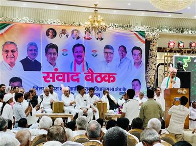 भाजपा सरकार को जनता की समस्याओं का समाधान करने के बजाय केवल घोषणाओं और प्रचार तक सीमित नहीं रहना चाहिये : राव नरेंद्र सिंह