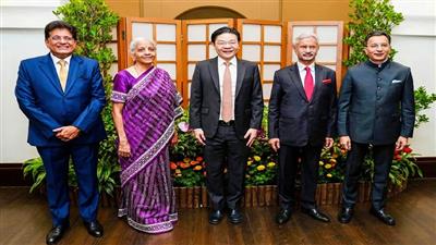 भारत-सिंगापुर साझेदारी को नई गति देने पर मंथन, शीर्ष मंत्रियों ने लॉरेंस वोंग से की मुलाकात