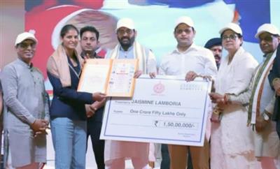 हरियाणा की मिट्टी में केवल अन्न ही नहीं, चैंपियन भी पैदा होते हैं : नायब सिंह सैनी