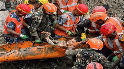 नेपाल में बाढ़ के बाद बड़ा रेस्क्यू ऑपरेशन, 9 दिन बाद सुरंग से दो श्रमिकों को बचाया गया