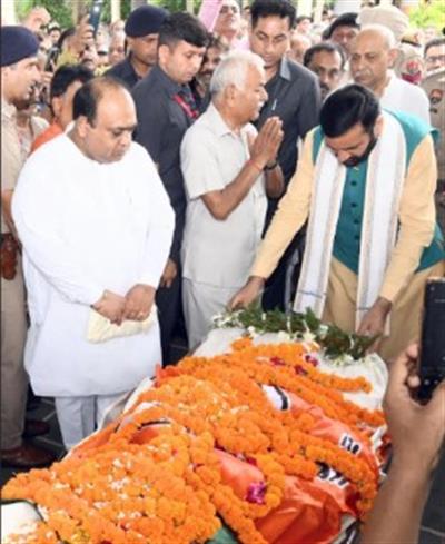मुख्यमंत्री नायब सिंह सैनी ने स्व. जगदीश मित्तल को दी श्रद्धांजलि, बोले- समाज के लिए अपूरणीय क्षति