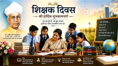 शिक्षक दिवस : ज्ञान, संस्कार और विवेक से भविष्य के भारत का निर्माण