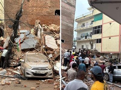 Delhi Building Collapse: दिल्ली के सत्य निकेतन में बिल्डिंग गिरी, PG की तरह हो रही थी इस्तेमाल; छात्र दबे