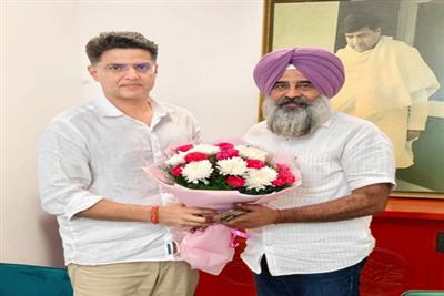 सचिन पायलट को पंजाब कांग्रेस की कमान मिलने पर परगट सिंह ने मुलाकात कर दी बधाई