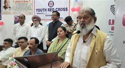 रक्त का कोई विकल्प नहीं, रक्त पूर्ति केवल मानव शरीर से संभव : अनिल विज