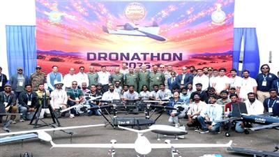 पोखरण में पहले भारतीय वायु सेना ड्रोनाथॉन-2026 का शुभारंभ, 20 से अधिक कंपनियां ले रहीं हिस्सा