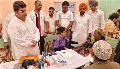 PM ਮੋਦੀ ਦੇ ਜਨਮਦਿਨ ਮੌਕੇ ਖੰਨਾ 'ਚ ਲੱਗਿਆ ਮੁਫ਼ਤ ਮੈਡੀਕਲ ਅਤੇ ਬਲੱਡ ਚੈੱਕਅਪ ਕੈਂਪ
