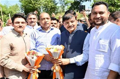 Hamirpur: जनभावना के अनुरूप नहीं मनमर्जी से सरकार चला रहे मुख्यमंत्री सुक्खू : जयराम