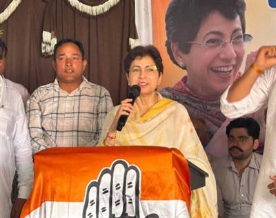 गरीबों को पांच किलो राशन नहीं, सम्मानजनक रोजगार चाहिए : कुमारी सैलजा