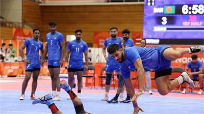 ਚੀਨੀ ਤਾਈਪੇ ਨੂੰ ਹਰਾ ਕੇ ਭਾਰਤੀ ਪੁਰਸ਼ ਕਬੱਡੀ ਟੀਮ ਸੈਮੀਫਾਈਨਲ 'ਚ ਪੁੱਜੀ