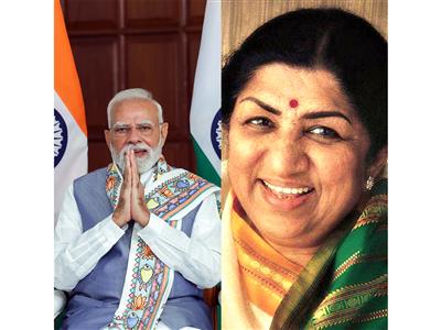 प्रधानमंत्री मोदी ने सुर साम्राज्ञी लता मंगेशकर को श्रद्धांजलि दी