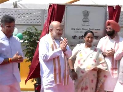 केंद्रीय गृह मंत्री अमित शाह ने बारापुला फेज-3 का उद्घाटन किया, प्रवेश वर्मा ने केजरीवाल पर साधा निशाना