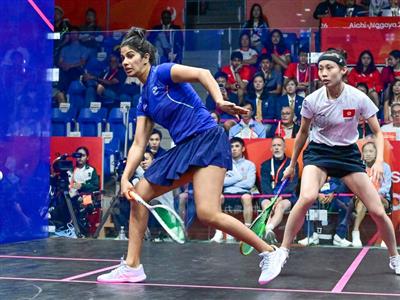 एशियन गेम्स 2026: भारतीय महिला स्क्वैश टीम ने जीता ब्रॉन्ज मेडल, सेमीफाइनल में हांगकांग के खिलाफ मिली हार