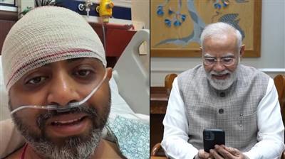 PM ਮੋਦੀ ਨੇ ਕੈਪਟਨ ਸਮਿਤ ਮਛਾਰ ਨਾਲ ਕੀਤੀ ਗੱਲਬਾਤ, ਕਿਹਾ- ਸਾਨੂੰ ਤੁਹਾਡੇ 'ਤੇ ਮਾਣ ਹੈ