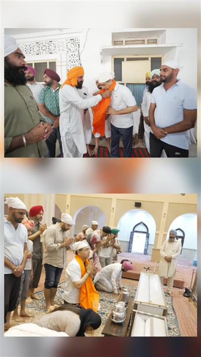 ਗੁਰਦੁਆਰਾ ਅੰਗੀਠਾ ਸਾਹਿਬ ਵਿਖੇ ਪਵਿੱਤਰ ਸਰੋਵਰ ਦੀ ਕਾਰ ਸੇਵਾ ਆਰੰਭ; ਕੈਬਨਿਟ ਮੰਤਰੀ ਅਮਨ ਅਰੋੜਾ ਨੇ ਵੀ ਕੀਤੀ ਸੇਵਾ