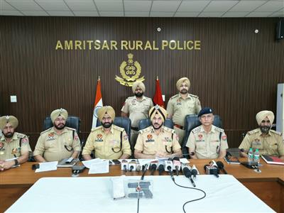 पंजाब पुलिस द्वारा पाकिस्तानी आईएसआई समर्थित मॉड्यूल का पर्दाफाश; पुलिस संस्थानों को निशाना बनाने की साजिश की नाकाम और खासा कैंट आईईडी धमाके संबंधी मामले को सुलझाया