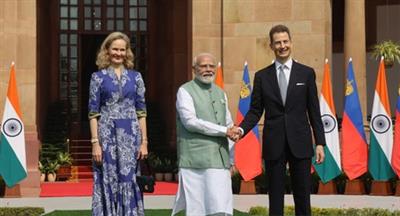 पीएम मोदी से मिले लिकटेंस्टाइन के प्रिंस एलोइस, हैदराबाद हाउस में द्विपक्षीय संबंधों पर हुई गहन चर्चा