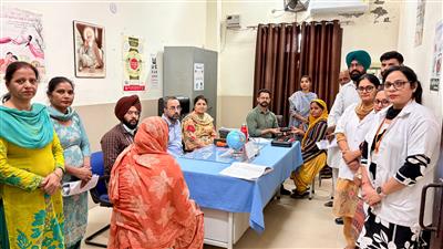 ਸੀ.ਐੱਚ.ਸੀ., ਰਾਹੋਂ ਵਿਖੇ ਸੀਨੀਅਰ ਸਿਟੀਜ਼ਨਾਂ ਲਈ ਵਿਸ਼ੇਸ਼ ਸਿਹਤ ਜਾਂਚ ਕੈਂਪ ਲਗਾਇਆ